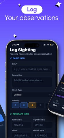 Sky Watch Aerial Log screenshot
