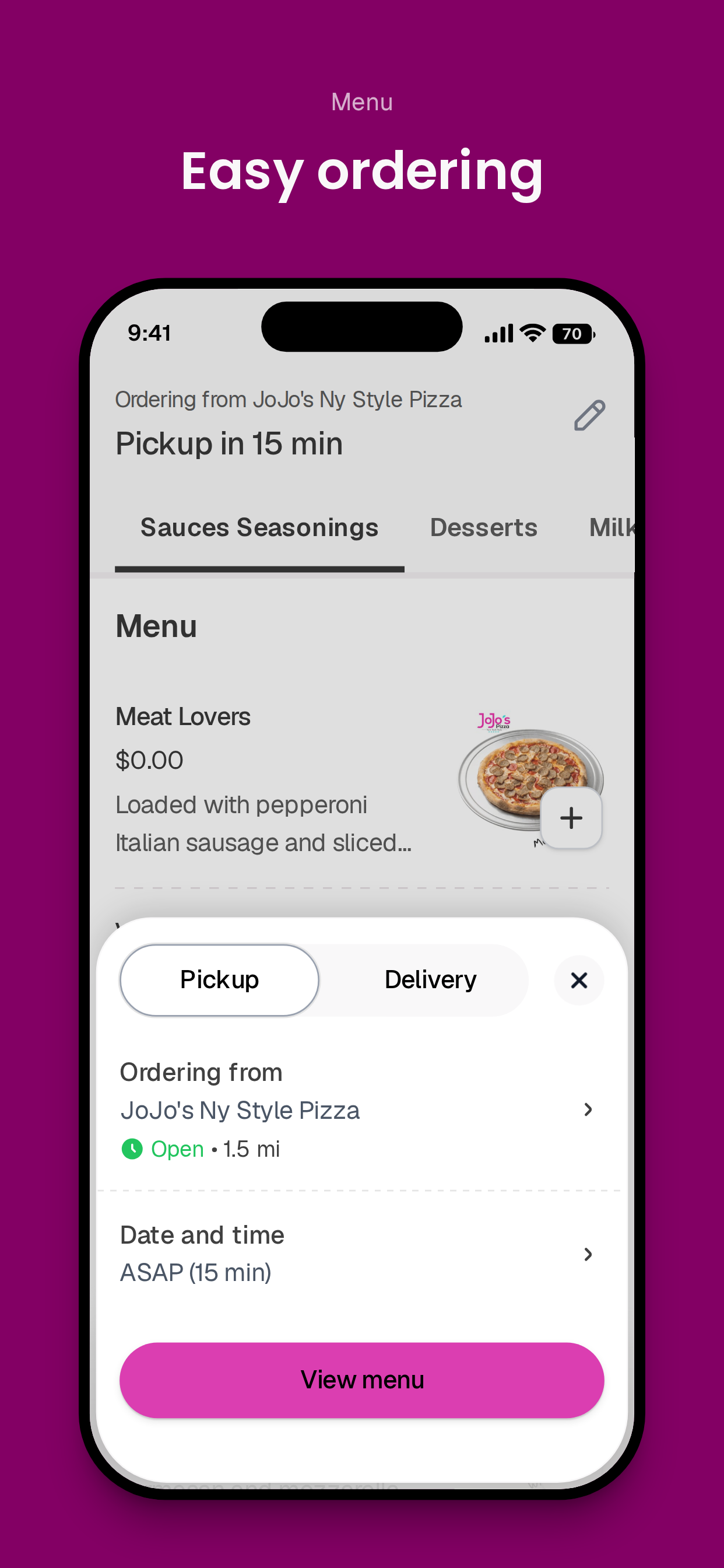 JoJo's Ny Style Pizza To Go screenshot 3