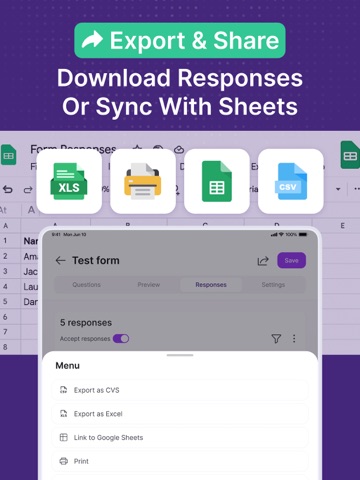 Forms for Google - Online Form iPad screenshot