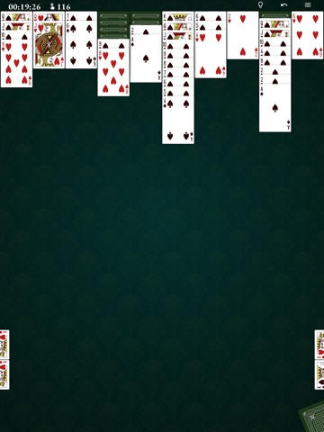 Spider Solitaire: 2026 iPad screenshot