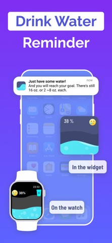 Drink water tracker Reminder Screenshot 2 of 7