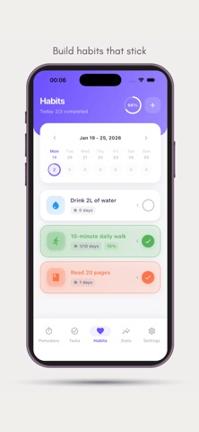 Timely: Pomodoro & Tasks Screenshot 7 of 10