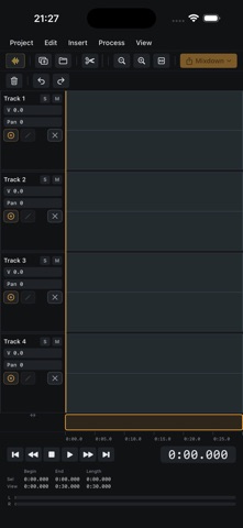 Wavelength Pro Audio Editor iPhone screenshot