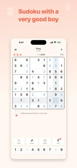 Pawdoku: Cute Dog Sudoku screenshot 2