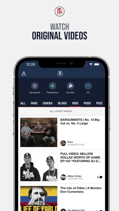 Barstool Sports Screenshot