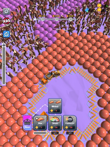 Train Idle Miner: Merge Tycoon iPad screenshot
