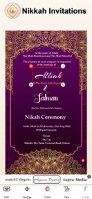 Muslim Invitation Card Maker screenshot