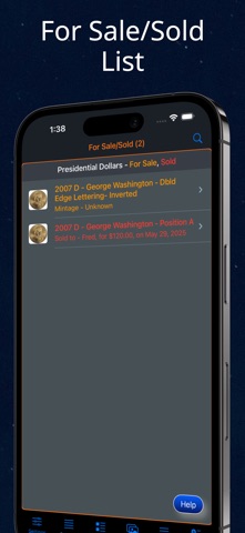 Presidential Dollar iPhone screenshot