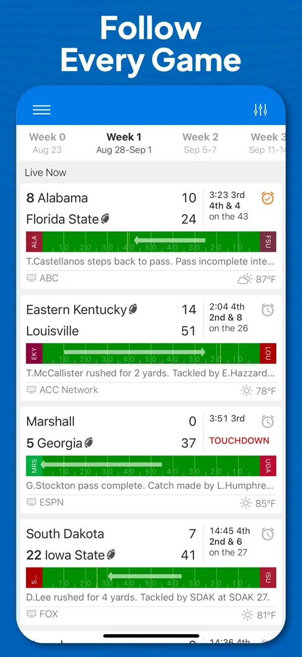 Screenshot #2 pour Superfan: College Football