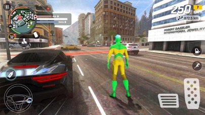 Flying Hero Cyber City Screenshot