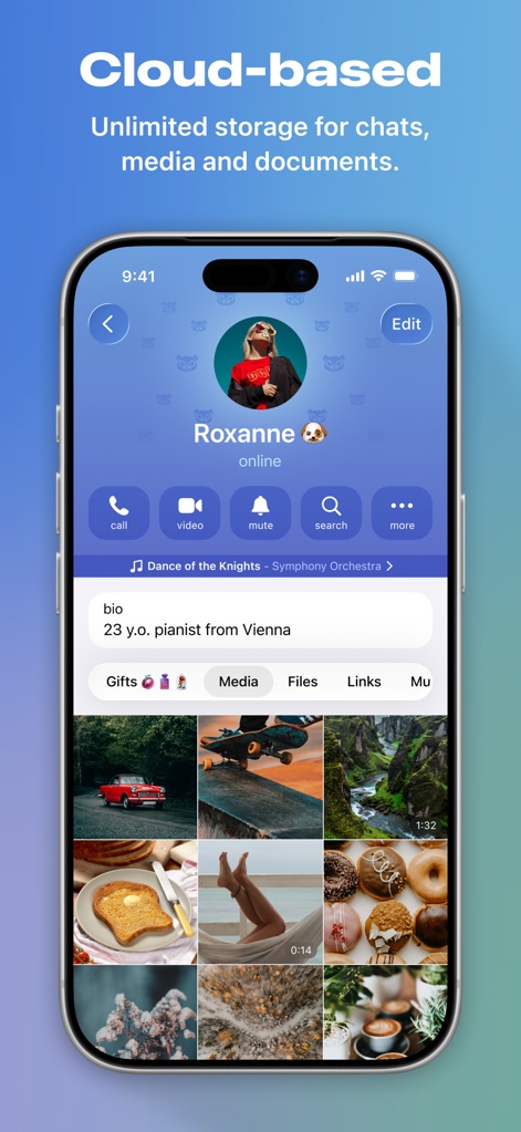 Telegram Messenger - Cloud Storage & Profiles