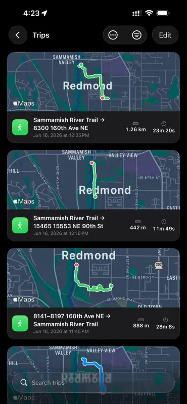 Trails: Trip Tracker screenshot 3 of 9