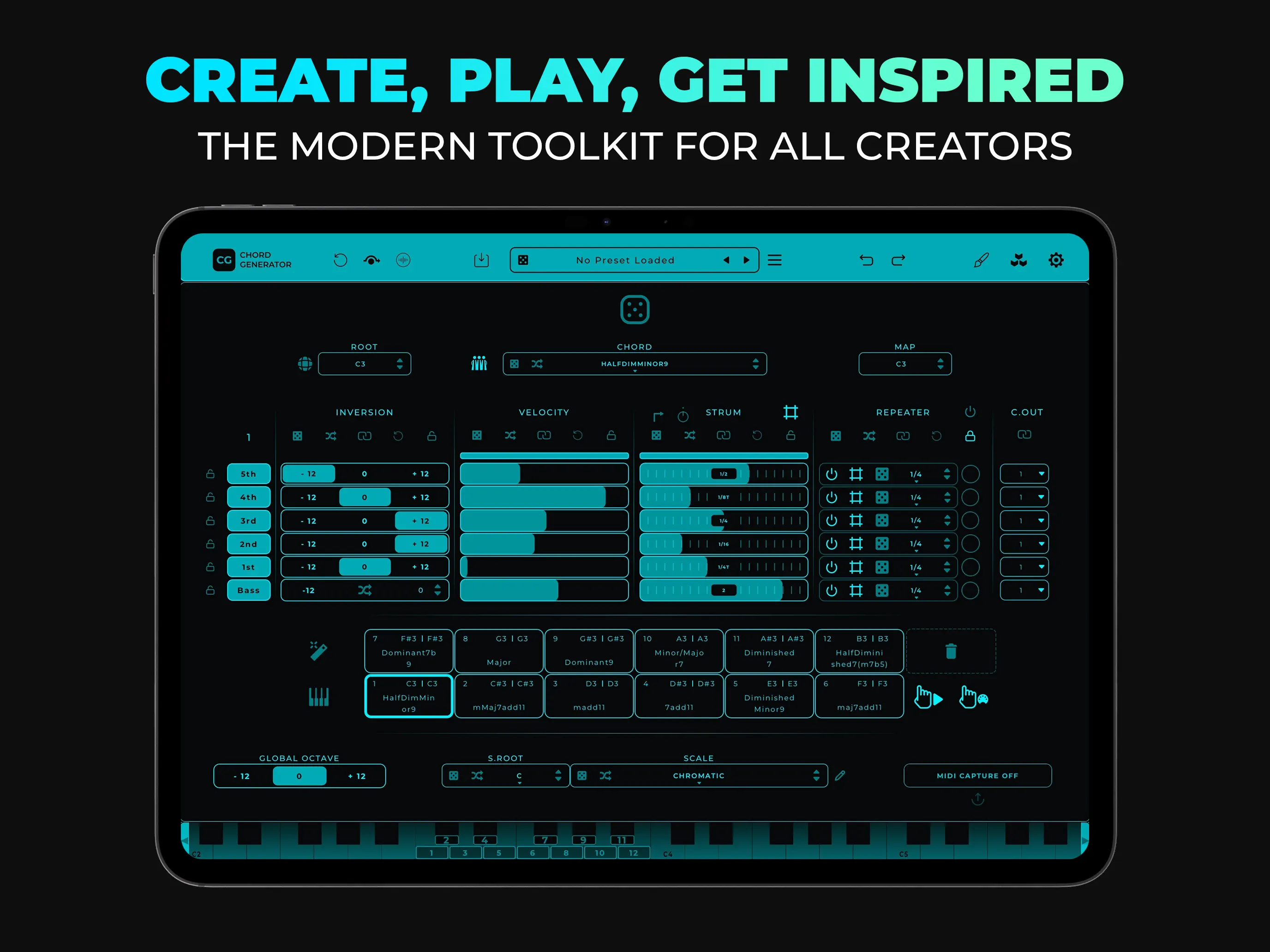 #6. Chord Generator By Mario Nieto (iOS) Door: MNR Development LLC
