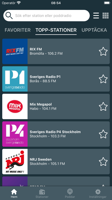 Radio Sweden / Radio Sveriges Screenshot