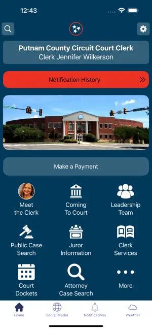 Putnam TN Circuit Court Clerk screenshot 1