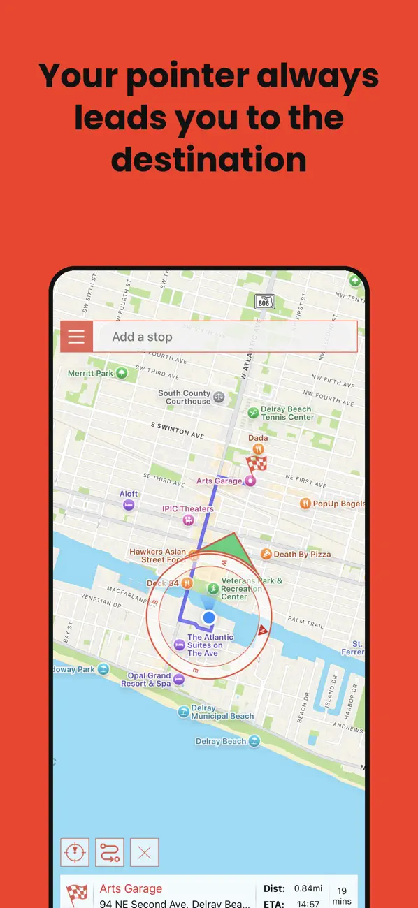 Screenshot #1 pour Strydr: City Walking Navigator