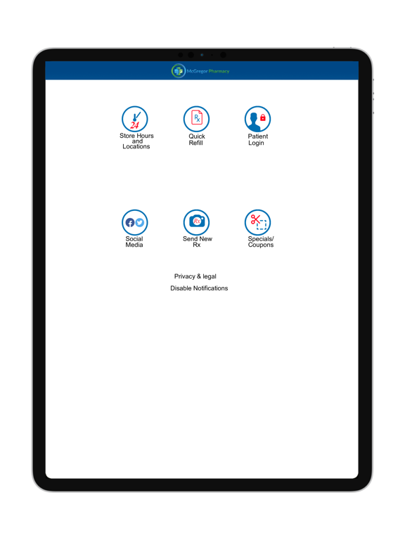 McGregor Pharmacy app screenshot 2