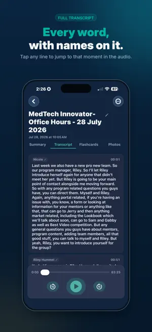 YostNotes: AI Notes & Audio screenshot 3