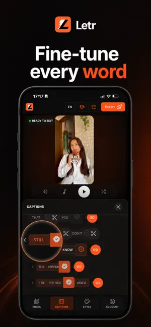 Letr: Animated Captions screenshot 3