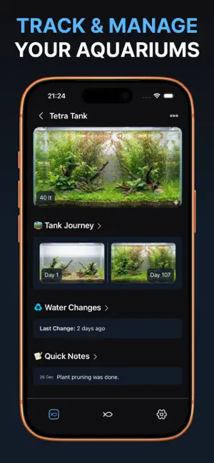 Aquarium Tank Tracker: AquaLog screenshot 1