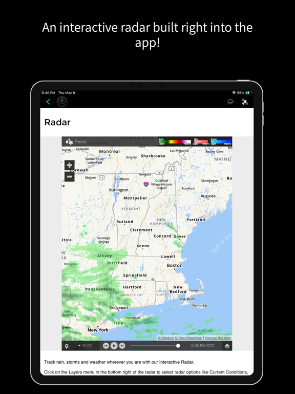 Henry's Weather Channel iPad screenshot 3 - News app