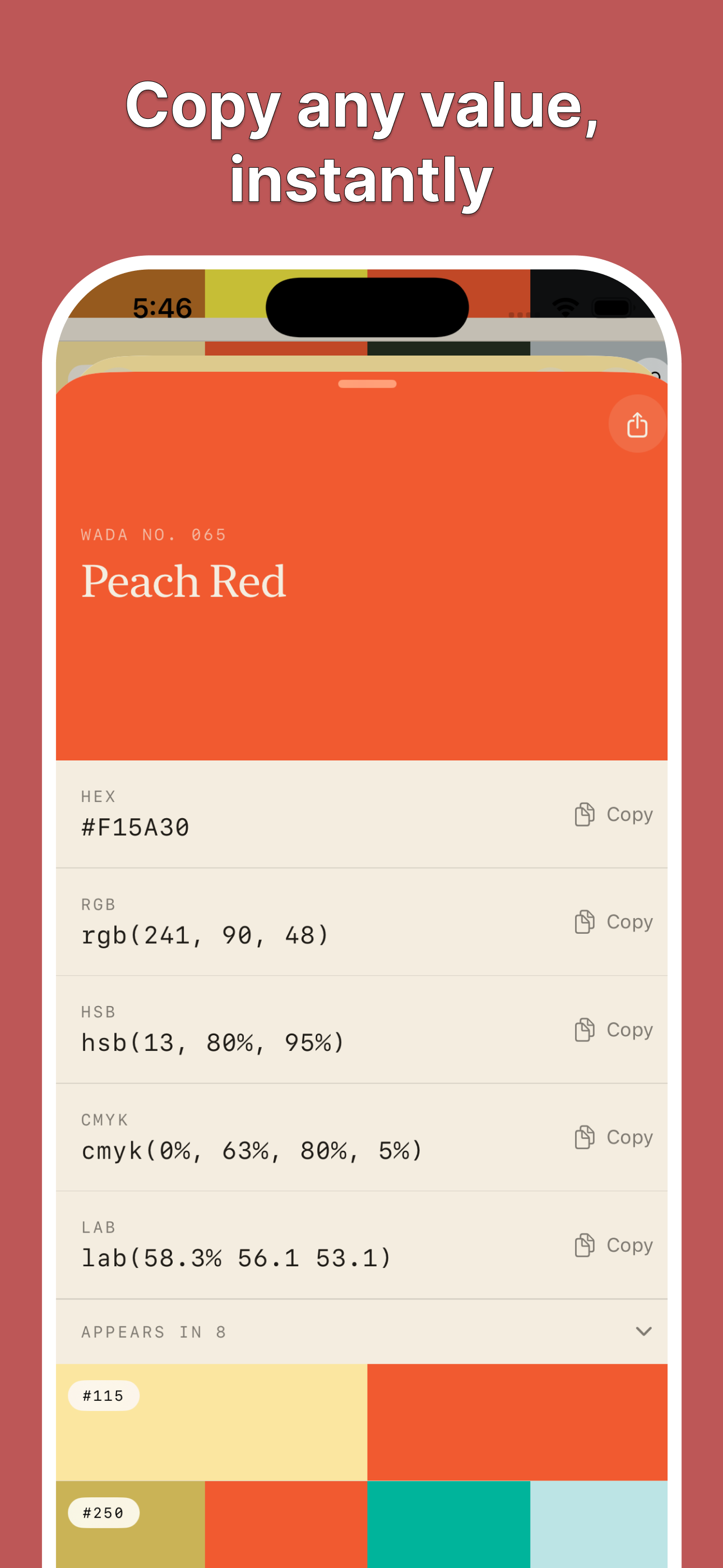 Wada Dictionary of Colors