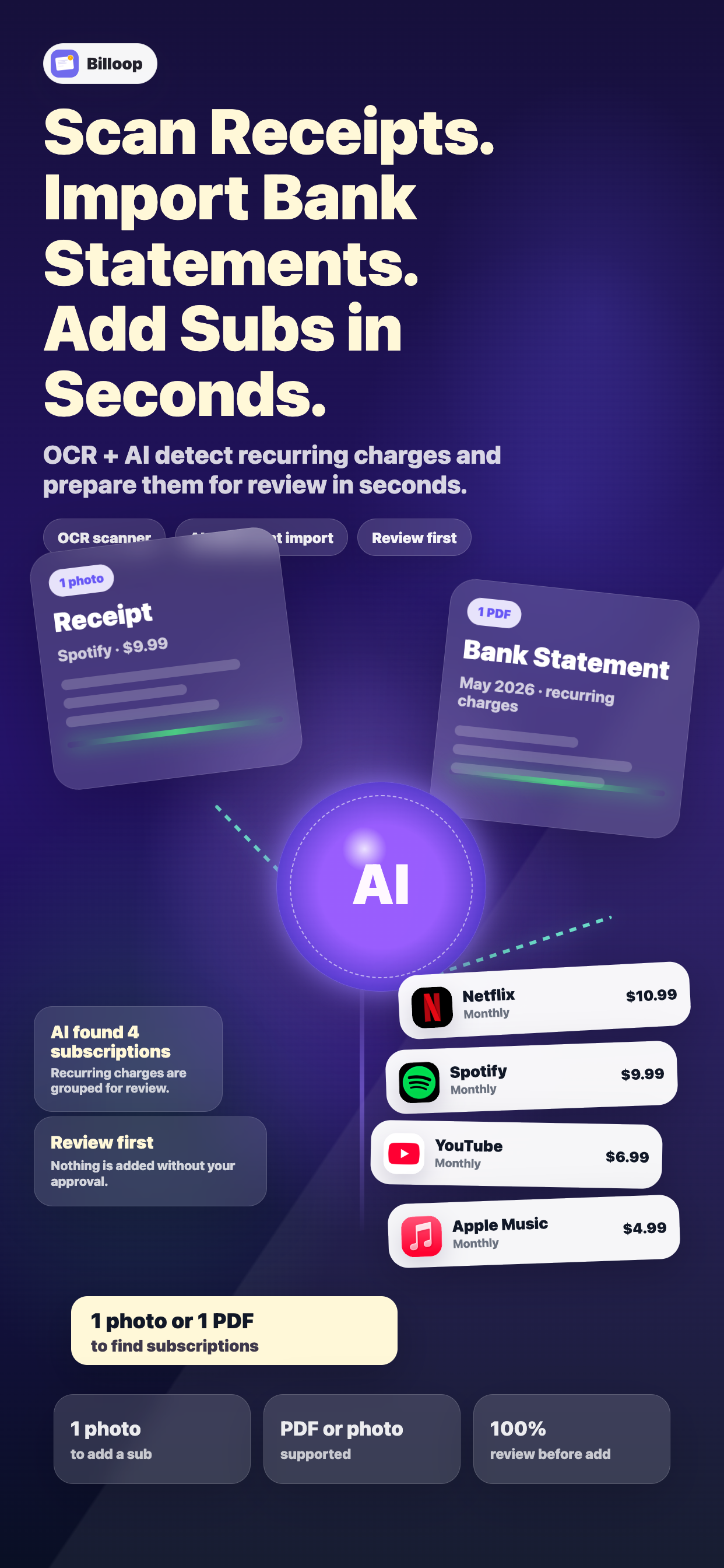 Billoop: Subscription Tracker screenshot 6