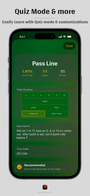 Craps Strategy Pro screenshot 4