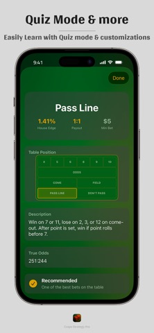 Craps Strategy Pro Screenshot 4 of 4