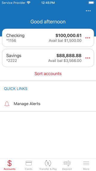 COAFCU Mobile Screenshot