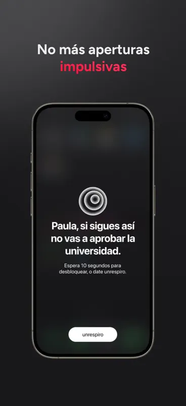 unrespiro: bloqueo apps y foco screenshot 7 of 7