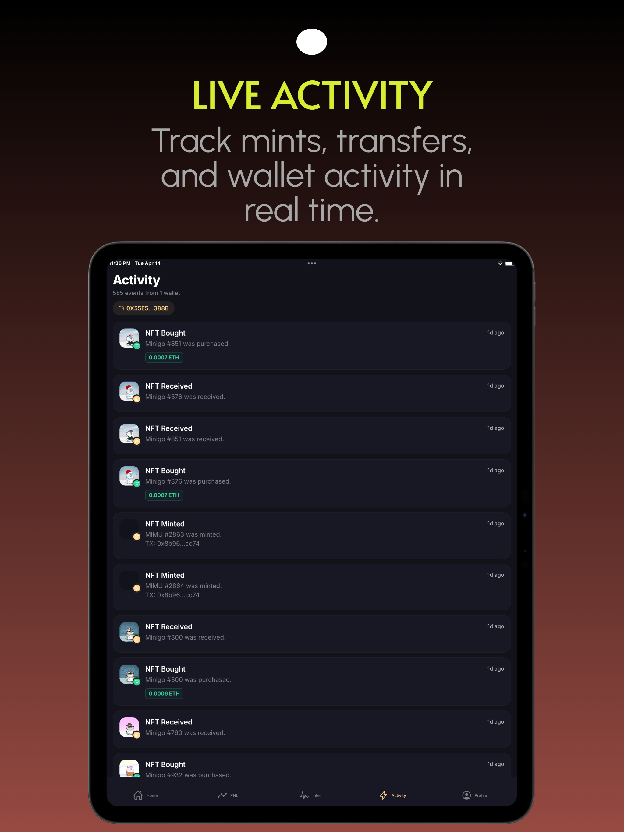 Dr0x - NFT Portfolio Tracker