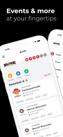 Blaze Events Screenshot 1 of 2