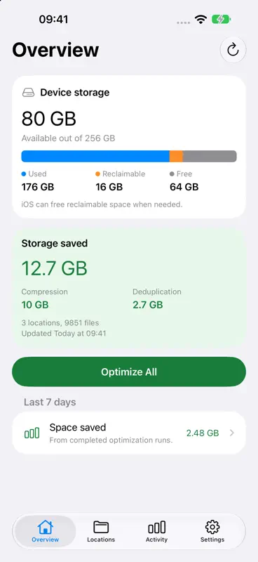 DiskPress for Files screenshot 1 of 7