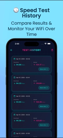 WiFi Speed Test: YiFi iPhone screenshot