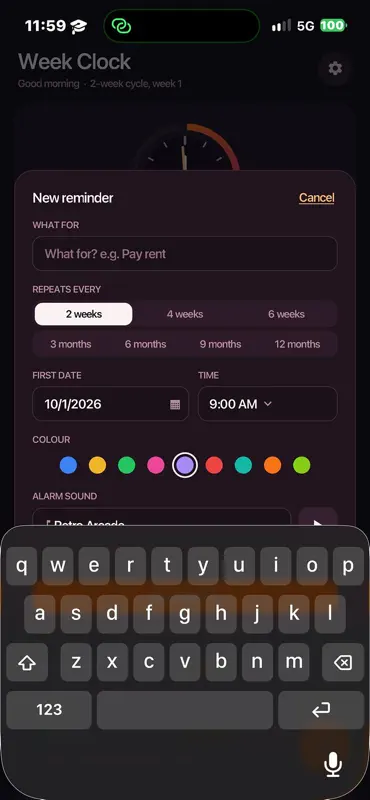 Week Clock screenshot 4 of 5