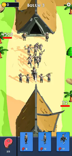 Warrior Fight: Stone Age War screenshot 3
