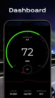 speedometer by gps iphone screenshot 2