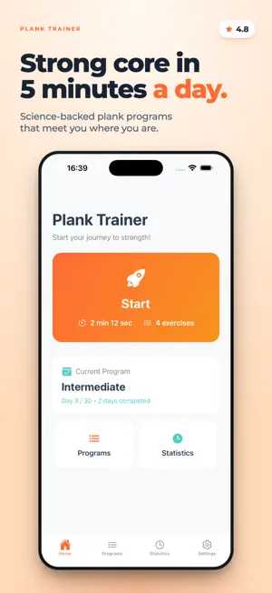 Plank: Abs & Belly Fat Workout screenshot 1