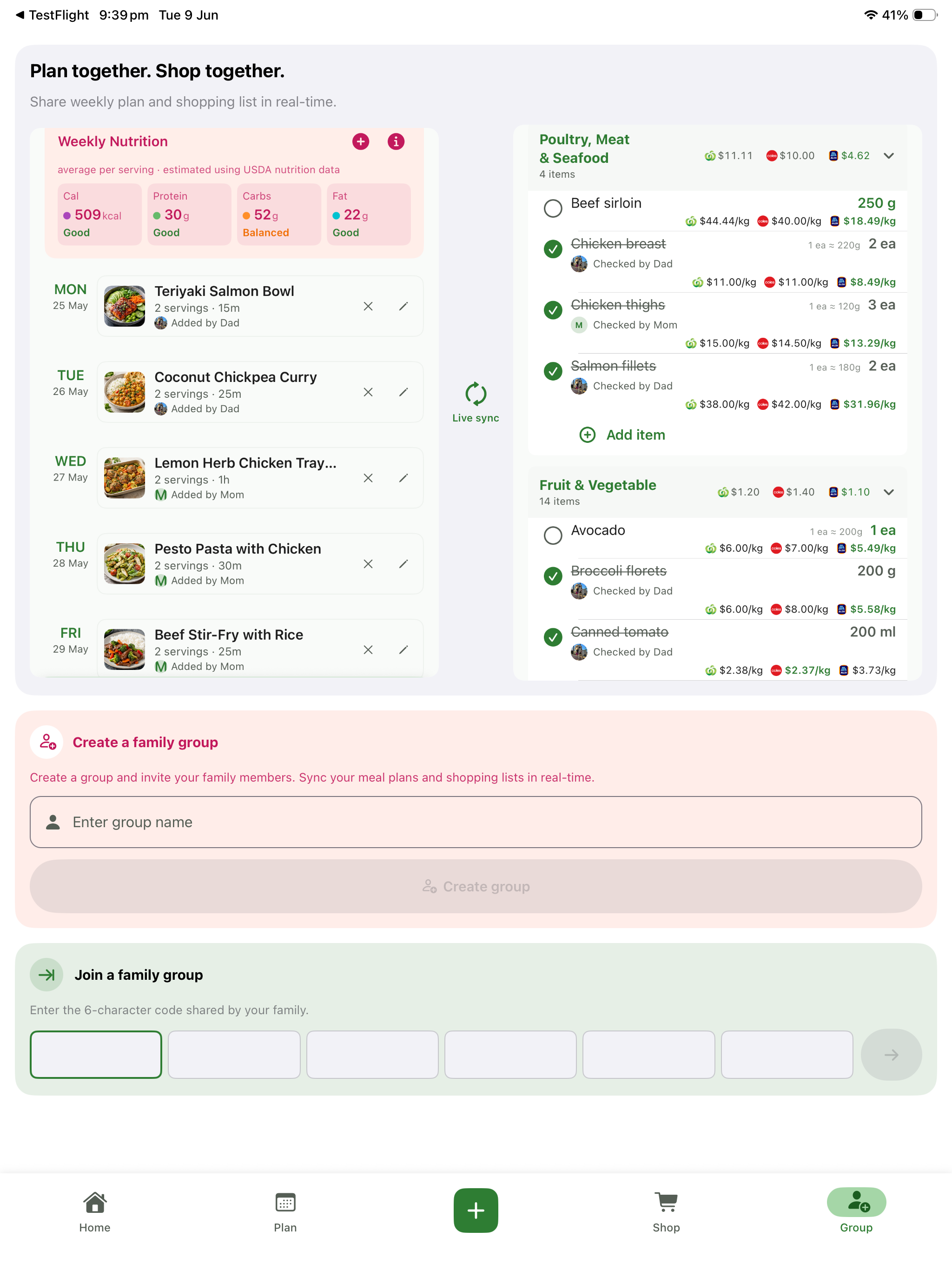 RecipeRun: Meal & Grocery List screenshot 8