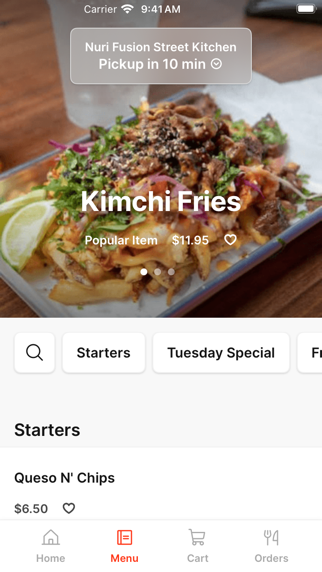 App screenshot