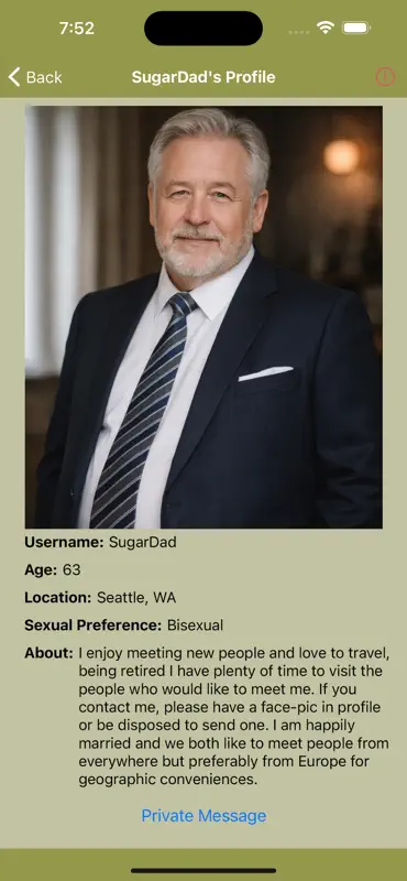 Str8 & Bi - Seniors Dating App screenshot 5 of 10