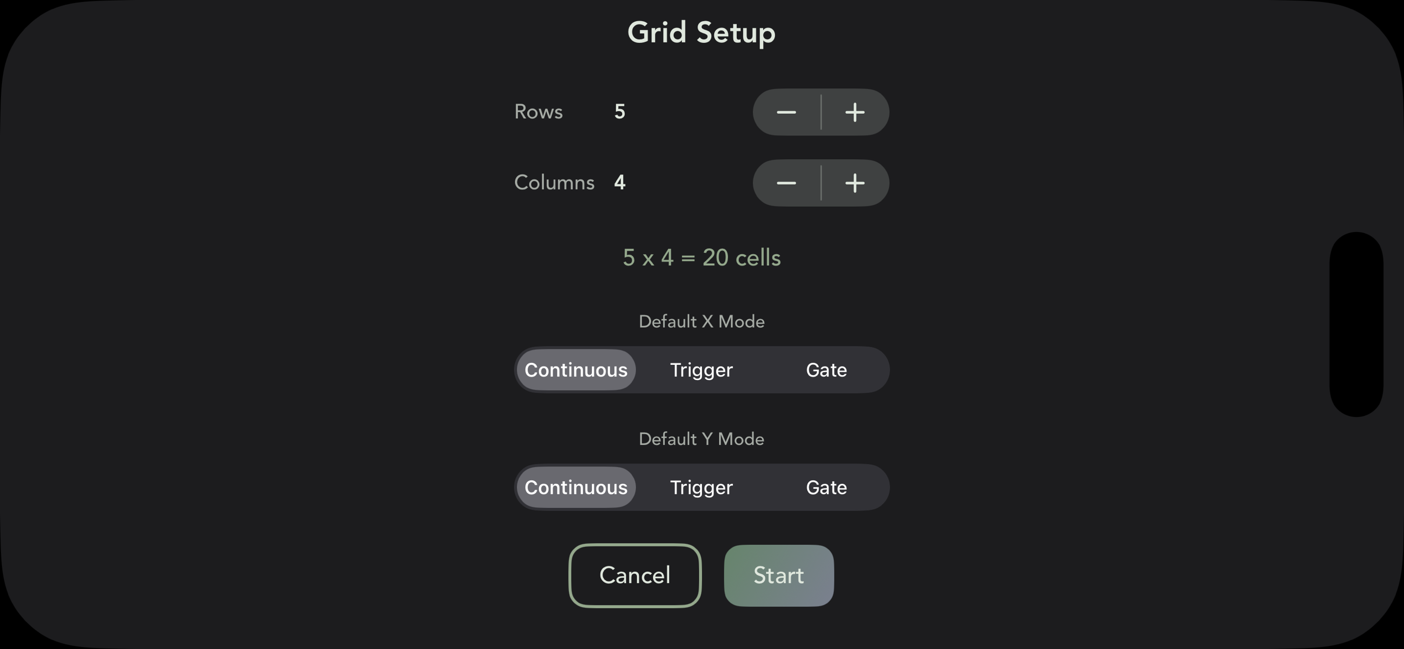 Edgy MIDI/OSC/CV Controller screenshot 3