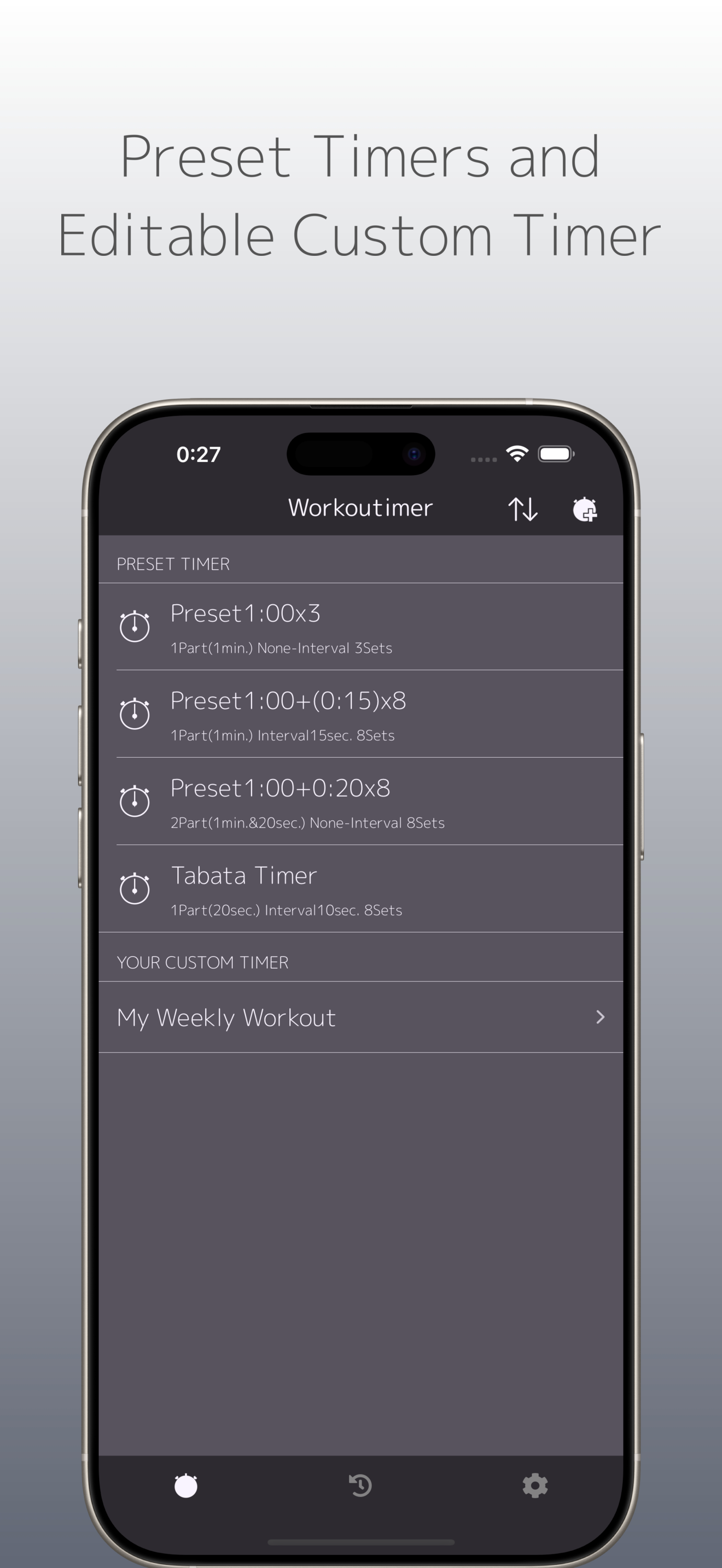 Workoutimer screenshot 2