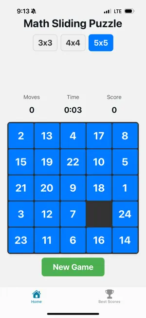 Math Sliding Puzzle Game screenshot 2