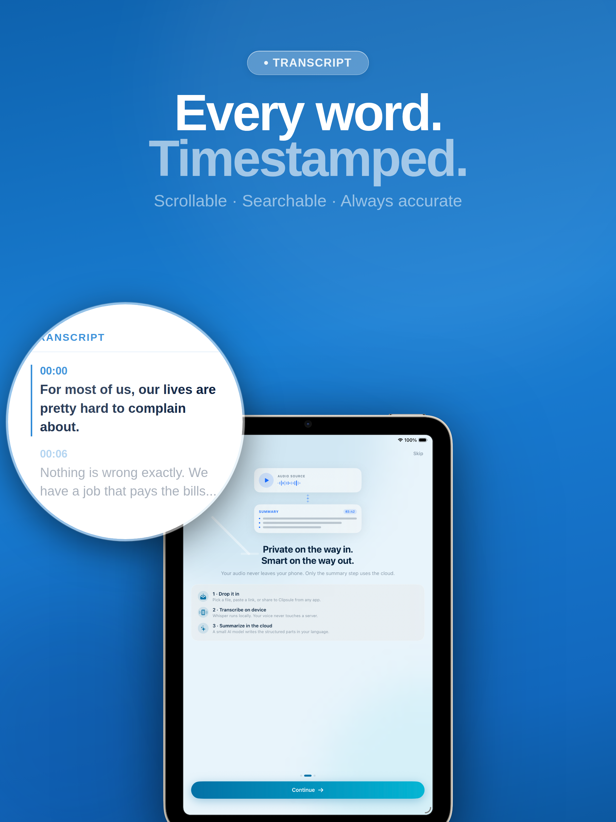 Clipsule: AI Transcribe Notes screenshot 13