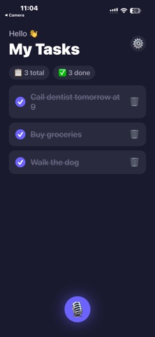 Voxly - Voice Task Manager Screenshot 2 of 4