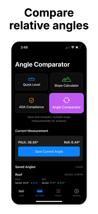 Angle Finder - Level Tool Screenshot 5 of 9
