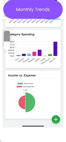 One Click Spending Tracker Pro screenshot