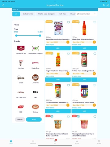Drops: Food & Grocery Shopping iPad screenshot